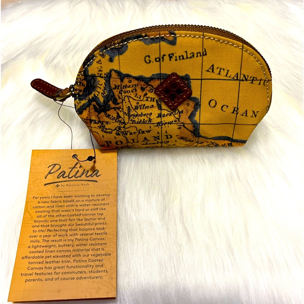 Patricia Nash European Map Coin Purse